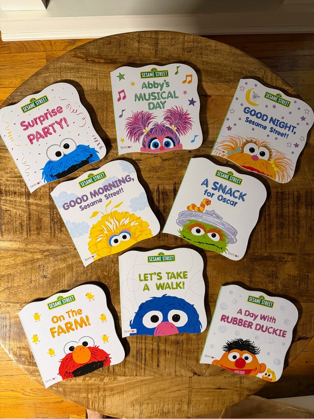 8 Sesame Street Board Book Set 📚 Ages 3+